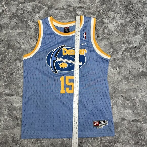 VINTAGE NBA Nike Team Carmelo Anthony Denver Nuggets Jersey Rewind #15 XL +2 - Picture 7 of 7
